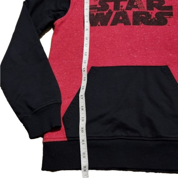 Boy's Star Wars Red And Black Hoodie, Size Large - Picture 5 of 8